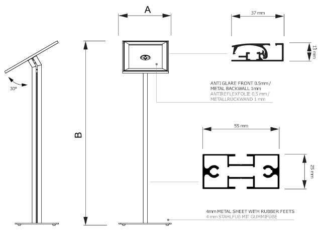 menus porta A4 et A3 